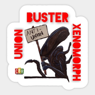 Union Buster Xenomorph Sticker